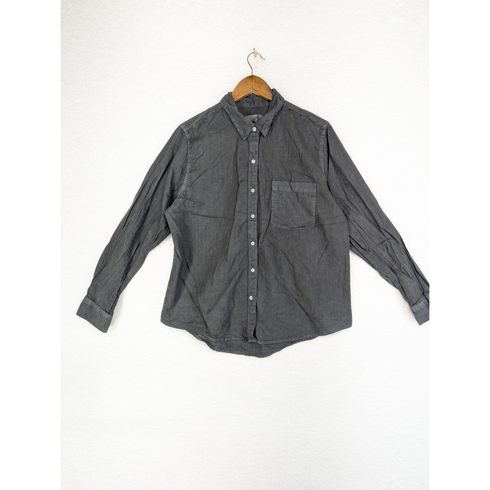 Universal Threads‎ Shirt Men's Gray Classic Fit Long Sleeve Button Up Cotton L